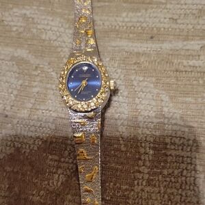Elegant Silver and Gold Women's Watch